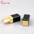 Black Classic Magnetic Lip Stick Tube Custom Empty Lipstick Tube Square Shape Lipstick Tubes Cosmetic